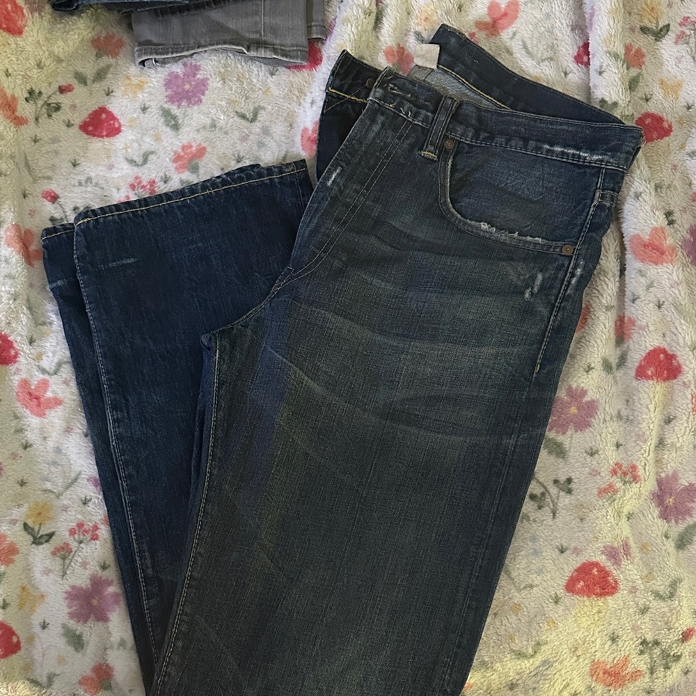 Ralph Lauren Double RL Dark Blue Straight Jeans